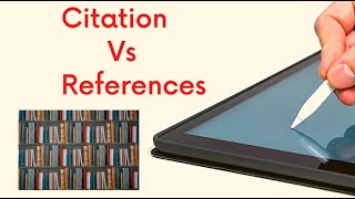 Citation vs Reference  Citation  Referencing for beginners [upl. by Oam]