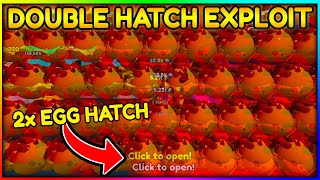 DOUBLE HATCH EXPLOIT  200 EGGS AT ONCE Pet Simulator 99 [upl. by Upshaw910]