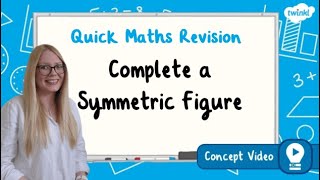 How Do You Complete a Symmetric Figure  KS2 Maths Concept for Kids [upl. by Laws]