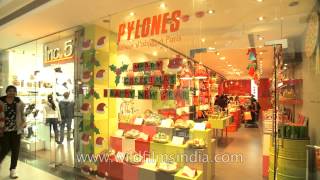 Inc5 and Pylones store at Select Citywalk New delhi [upl. by Ganny921]