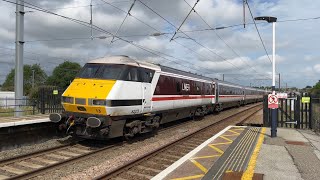 LNER 91105 amp 82213  Grantham 200724 [upl. by Mayor]