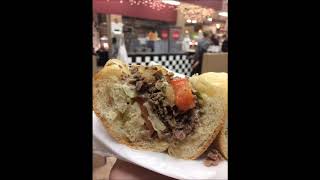 Is the Best Philly Cheesesteak at Vellys in Booths Corner Farmers Market  84 [upl. by Berne941]