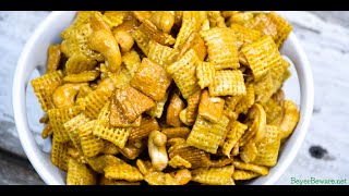 Caramel Cashew Chex Mix [upl. by Ulda]