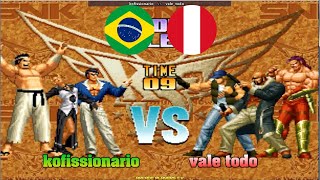 The King of Fighters 96 ➤ kofissionario Brazil vs vale todo Peru kof96 [upl. by Cristiona]