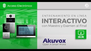 Curso en línea de Videoporteros IP AKUVOX administrables desde la Nube [upl. by Animar]