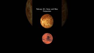 Astronomical Events February 2024  Venus and Mars Conjunction  Snow Moon  Space  Astronomy [upl. by Feledy946]