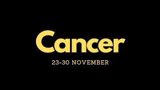 CANCER ♋ 2330 November ✨ VICTORY amp SUCCESS [upl. by Eniad]