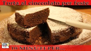 10 minuti perCucinare Torta al cioccolato per le feste [upl. by Meave828]