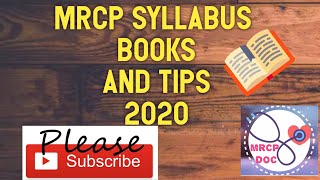 MRCP PART ONE SYLLABUS  BOOKS AND TIPS [upl. by Grew344]