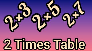 2x Fun Learn Your 2 Times Table [upl. by Moseley]