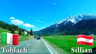 Driving from Toblach Italy to Sillian Austria [upl. by Matthei]