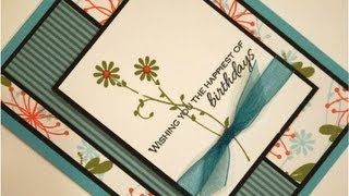 Blossoming Birthday Card Project [upl. by Vitale]