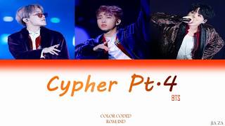 BTS ‘CYPHER PT 4’ Lirik Color CodedRomInd Sub indo [upl. by Sivra]