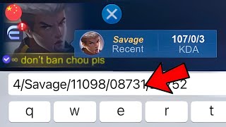 FAKE SAVAGE MATCHES PRANK IN RANKED they report me hacking hahah  Mobile Legends [upl. by Nwahs251]