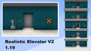 Minecraft Hyper Realistic Elevator 121 [upl. by Wildon]