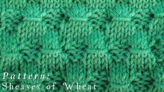 How To  Sheaves of Wheat  Wrap Stitch  Pattern [upl. by Noived]