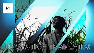 How To Use Motion Array Premiere Pro Template Transitions  Template Transition Tutorial [upl. by Guzel]