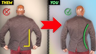 How To Tailor A Suit Jacket Yourself EASY TUTORIAL [upl. by Ferrigno]