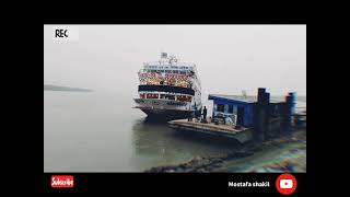 MV RAJARHAT B AT KAKCHIRA LAUNCH TERMINALBARGUNA LAUNCHBOSS OF THE ROUTE [upl. by Neerroc]