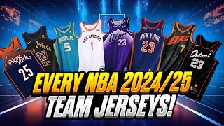 REVEALING Every NBA 20242025 Team Jerseys 🔥🏀 [upl. by Ayotyal358]