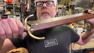 Adam Savages One Day Builds Sword Scabbard [upl. by Crescint]