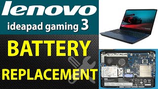 Lenovo IdeaPad 3 15ARE05 Battery Replace  Disassembly [upl. by Iasi629]