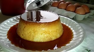 Flan de huevo casero [upl. by Bascio]