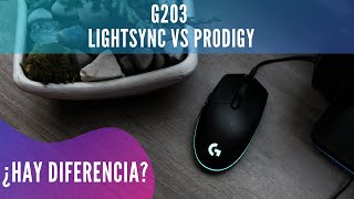 LOGITECH G203 LIGHTSYNC VS PRODIGY  ¿HAY DIFERENCIA [upl. by Bonnibelle]