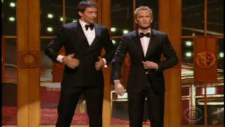 Neil Patrick Harris and Hugh Jackman duet at 2011 Tony Awards [upl. by Boser]