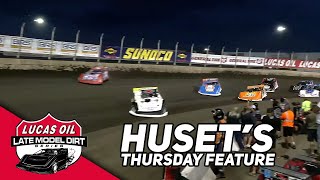 Go 50 Feature  Lucas Oil Late Models Thursday At Husets Speedway [upl. by Auot336]