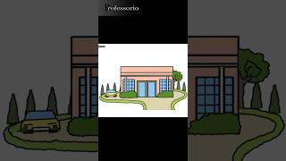 Perfect Home illustration Create simple illustration  Krita  Professorio [upl. by Jobye]