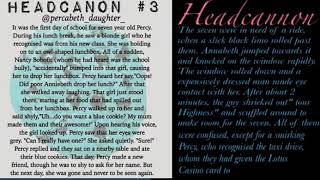 Percy Jackson Headcanons Part 3 [upl. by Levania255]