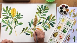 Brilliant Watercolour Autumn Tutorial by Pascale PorquierFedele [upl. by Rea]