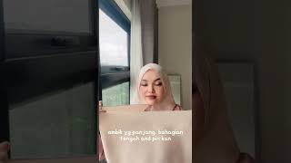 Tutorial shawl labuh depan belakang simple [upl. by Alana]