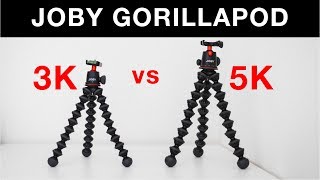 JOBY Gorillapod  3K vs 5K Kit  COMPARISON [upl. by Duncan344]