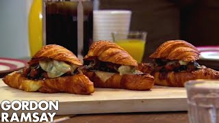 Merguez amp Fontina Stuffed Croissants [upl. by Aliban]