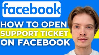 How To Open Support Ticket On Facebook 2024 [upl. by Ddal]