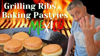 🔥 Grilling Ribs and Baking Pastries in Mexico [upl. by Rotberg]