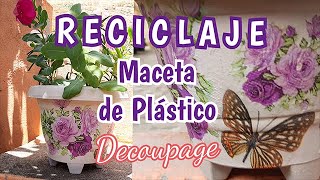 Reciclaje Renovación quotMaceta de plásticoquot [upl. by Nyvar]