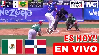 México vs República Dominicana en vivo donde ver a que hora juega México vs Dominicana resumen [upl. by Sandry395]