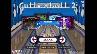 Gutterball 2 Retro Alley Gameplay 3 vs Computer [upl. by Idas]