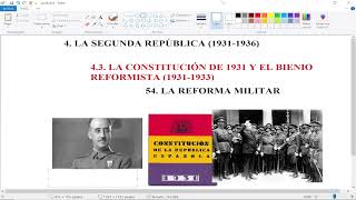 HISTORIA DE ESPAÑA PARA BACHILLERATO 054  LA REFORMA MILITAR [upl. by Modeerf457]