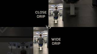 Close Grip vs Wide Grip Rows [upl. by Cloris]