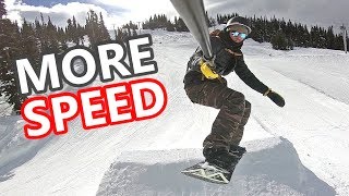 3 Tips to Snowboard With More SPEED [upl. by Nima]