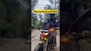 Offroad with Ntorqactivan160  shortvideo hyperrider youtubeshorts motovlog [upl. by Sifan]