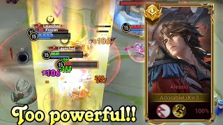 ALESSIO LATE GAME HERO🔥BEST CRITICAL BUILD OF 2024 AT LAST HONOR OF KINGS [upl. by Okimuk]