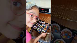 Children make delicious brioche with MampMs candies recipe viralvideo shorts cooking food viral [upl. by Aizti]