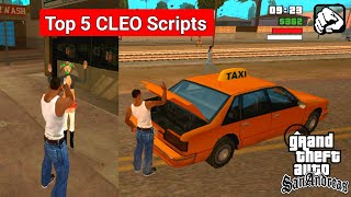 GTA San Andreas Top 5 CLEO Scripts Real Life  Top 5 Cheats Cleo Files GTA San Andreas [upl. by Esyned]