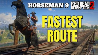 How to complete Horseman 9 as Arthur  RDR2 [upl. by Aiblis951]