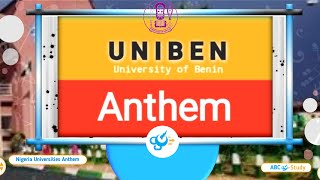 UNIBEN ANTHEM Official Lyrics Video [upl. by Gnauq974]